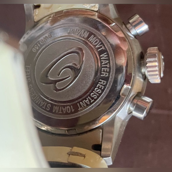 WATCH by BREIL w/ CRYSTAL BEZZEL, MOTHER of PEARL DIAL, STAINLESS STEEL, No Band - Picture 3 of 4
